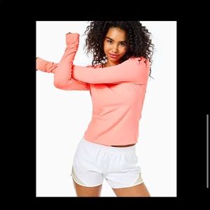 Lilly Pulitzer white ocean trail short 4”